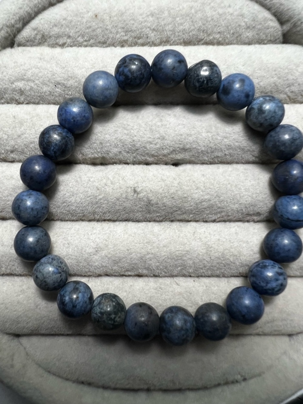 Matte Sodalite Stone 8mm Beaded Bracelet